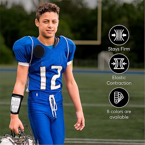 Miniatura 5 de Pulseras de juego de fútbol  Banda deportiva  Equipo de mariscal de campo juvenil  Libro de jugadas de pulsera  Pulseras de sóftbol para letreros