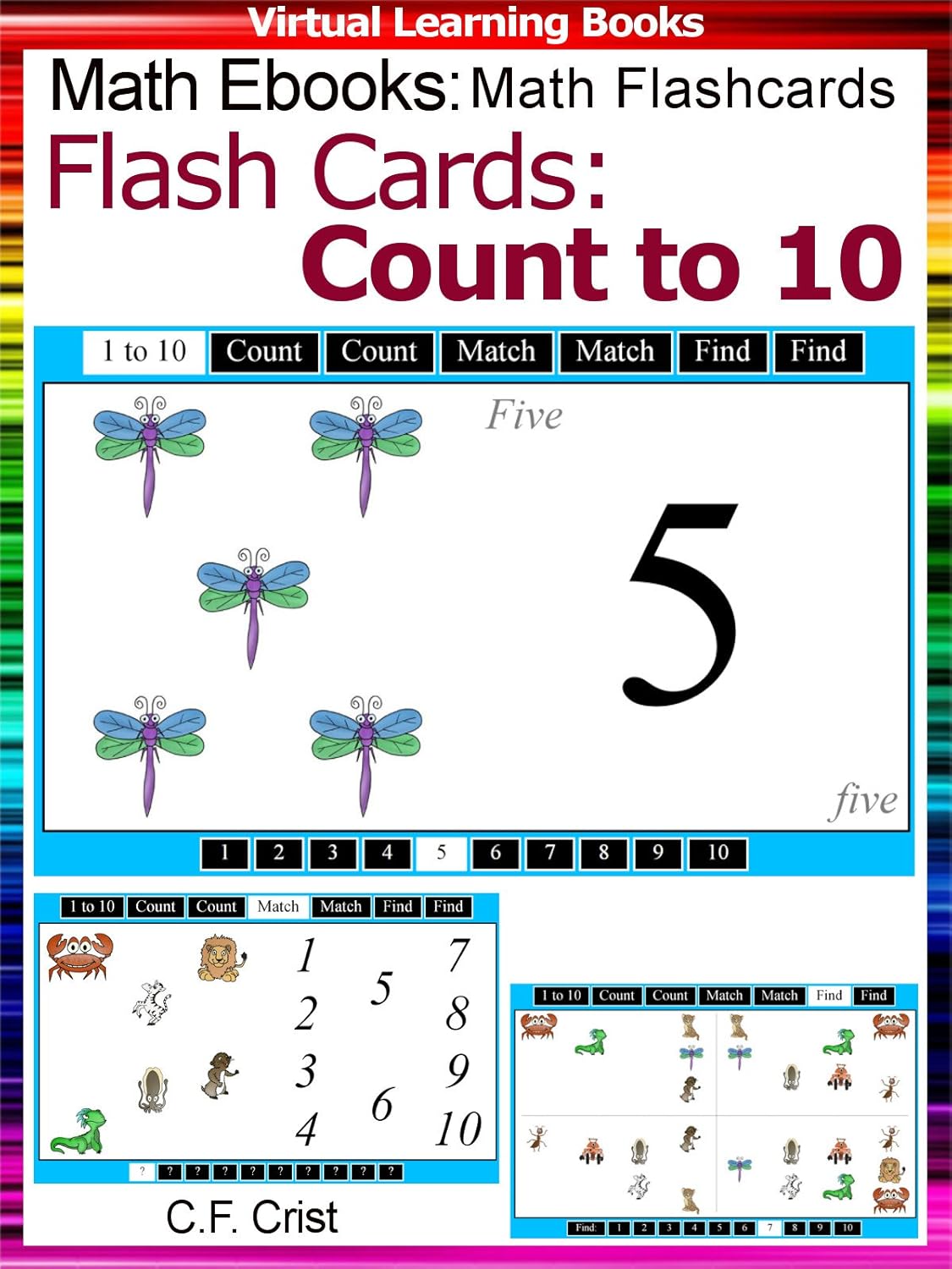 Amazon Flash Cards Count to 10 (Math Flashcards) (Math Ebooks