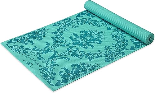 Miniatura 7 de Gaiam - Tapete de yoga con estampado, antideslizante para ejercicio y fitness para todo tipo de yoga, pilates y ejercicios en el suelo Vibrante
