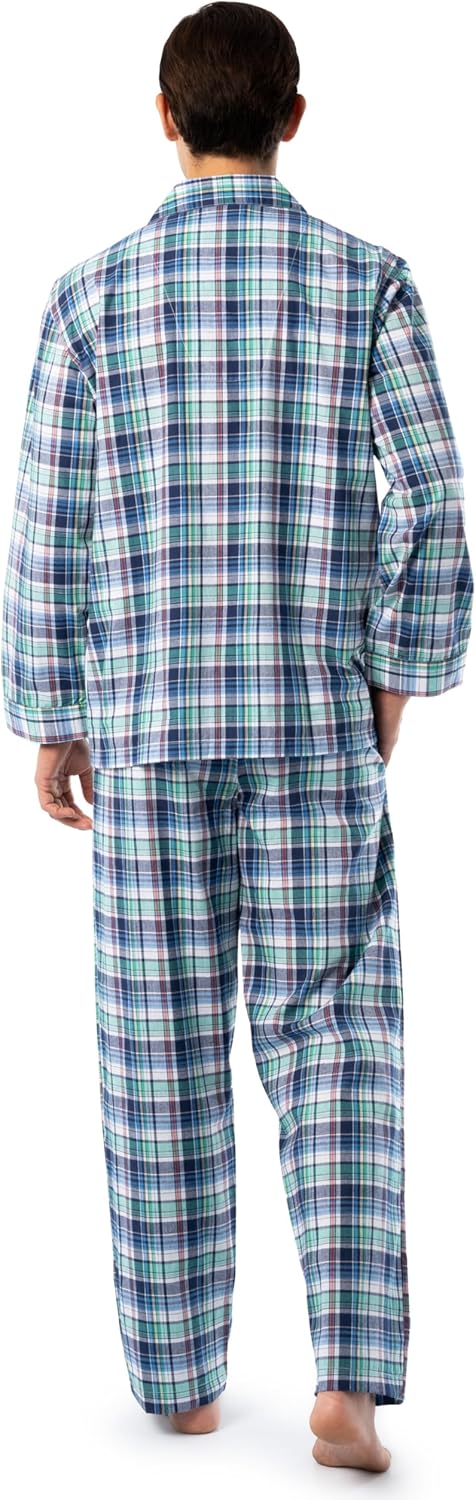IZOD mens Extra Soft Woven Pajama Sleep Set - Image 2