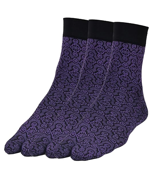 Crux&hunter 3 pair nylon jacquard ankle thumb women socks Amazon.in Clothing & Accessories