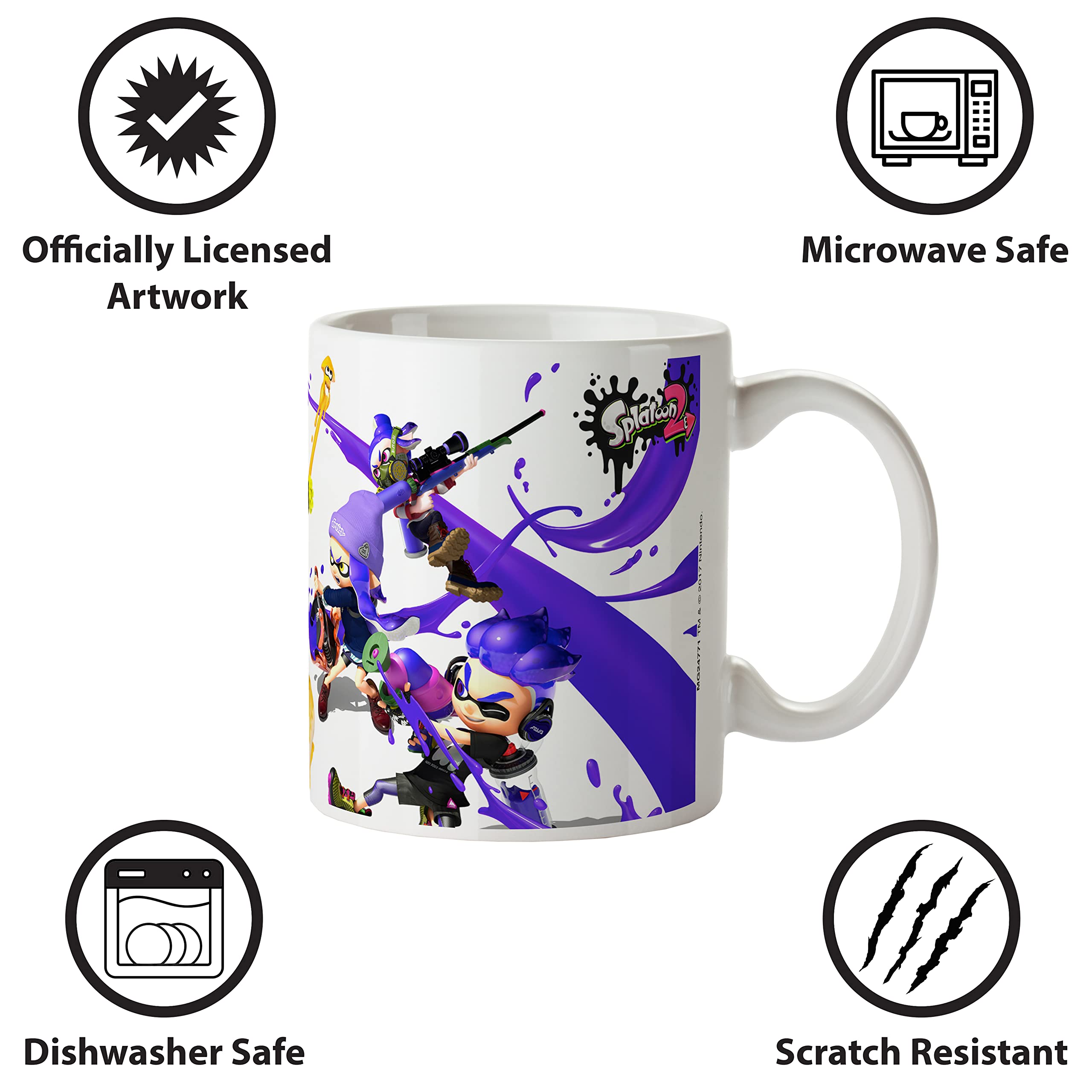 Amazon.com: Pyramid America - Splatoon 2 - Paint Battle 11 oz. Mug
