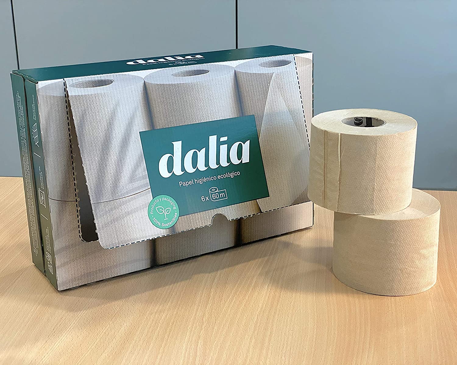 PACK 6 ROLLOS DE PAPEL HIGIENICO DOBLE CAPA BIO