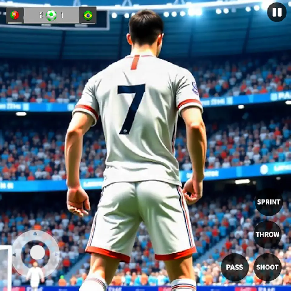 Jogos reais de futebol da Copa do Mundo Pro League