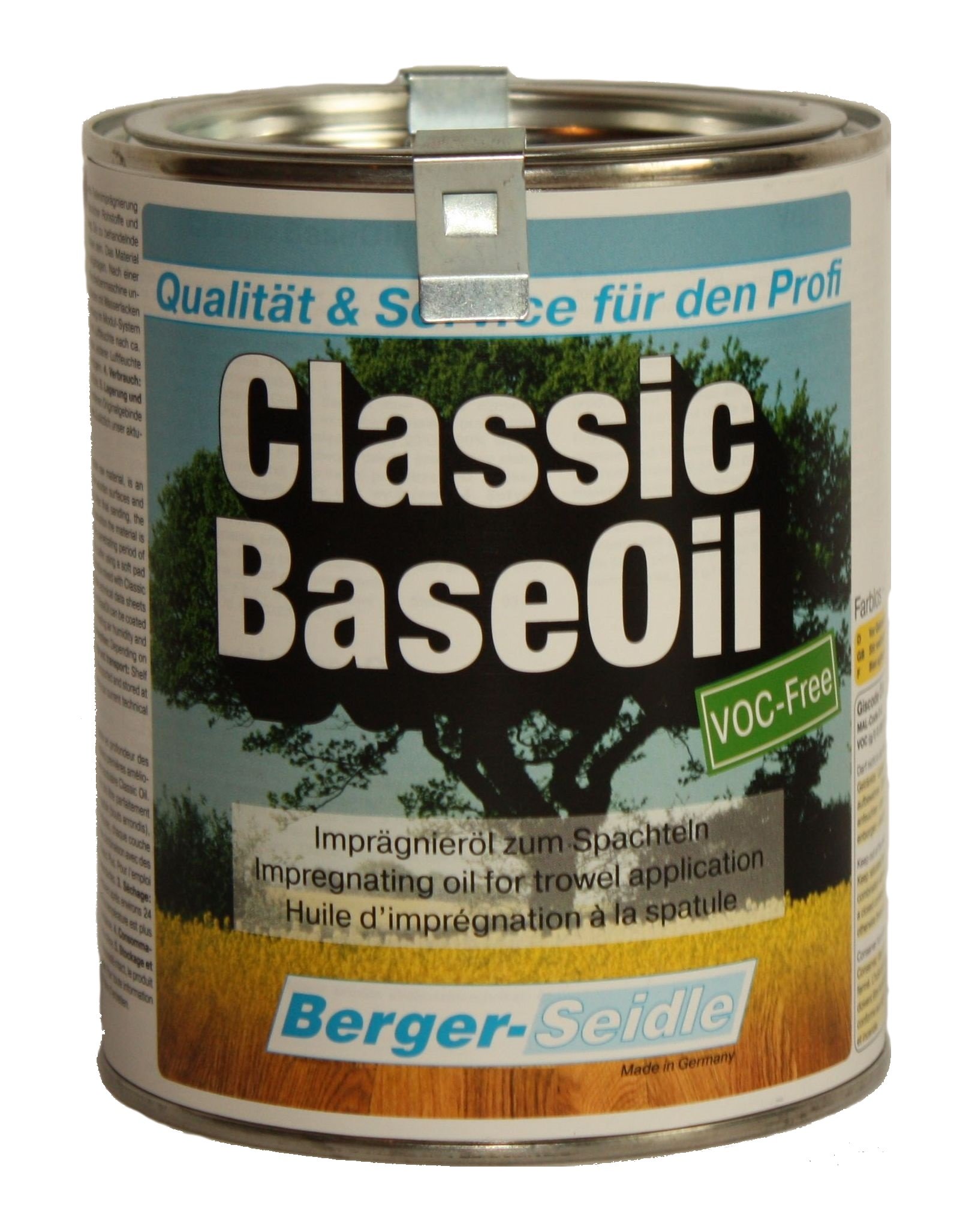 Aceite de base Berger-Seidle, 1 litro, suelo de madera (Padouk)