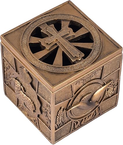 Miniatura 4 de Joseph's Studio by Roman, colección de confirmación, 3.75 pulgadas de alto, decoración del hogar, regalo devoto, inspiración de oración (3 x 3 x 3)