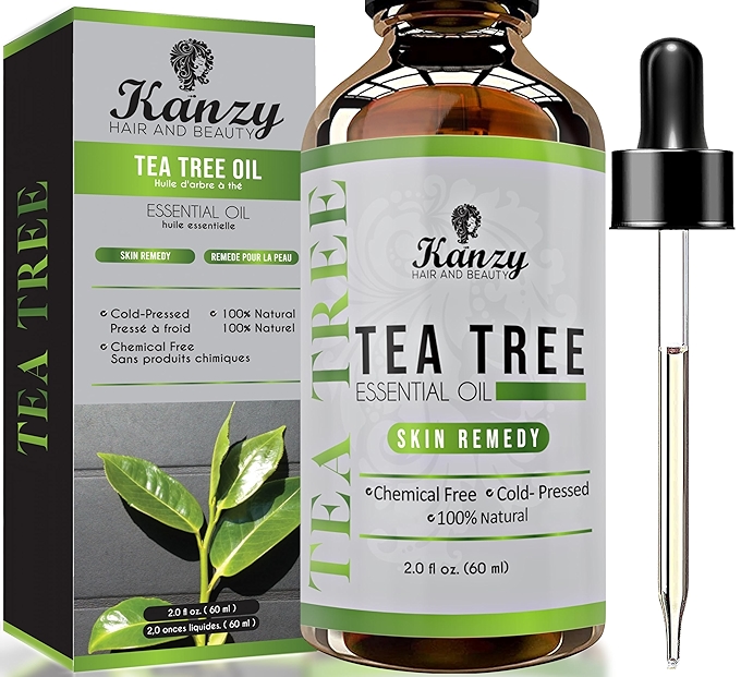 100%有机茶树油 60ml 澳洲茶树油用于指甲真菌、皮肤、头发