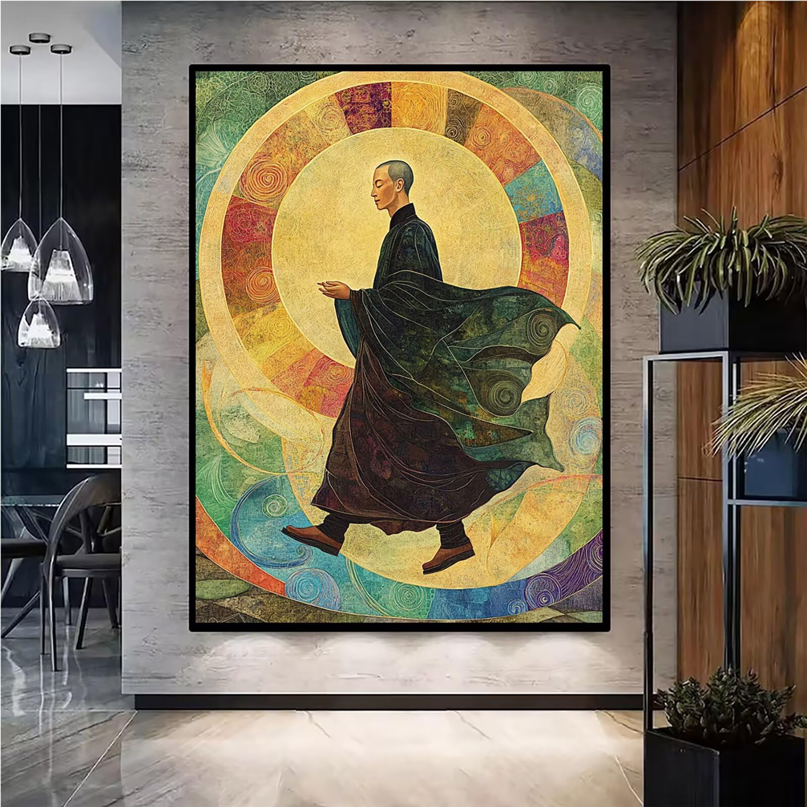 Diamond Painting Kit Completo, Diamond Painting Astratto, 5D Quadrato Pittura Diamante Kit Manualidades Adultos DIY Diamantini Crystal Art Disegni Ricamo Punto Croce Artigianale, 60x90cm Uomo j0-594
