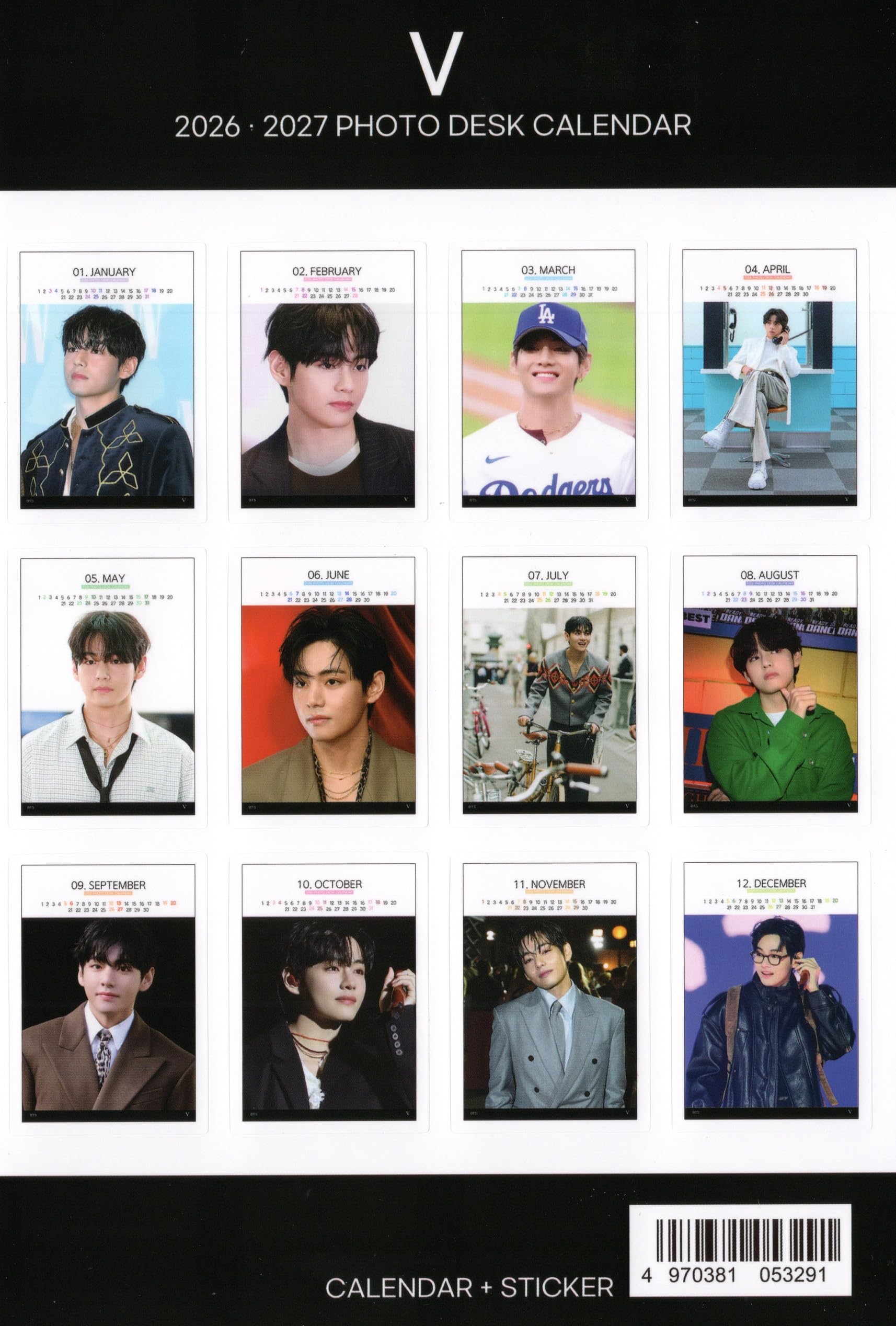 Amazon.co.jp: V テテ グッズ 卓上 カレンダー (写真集 カレンダー