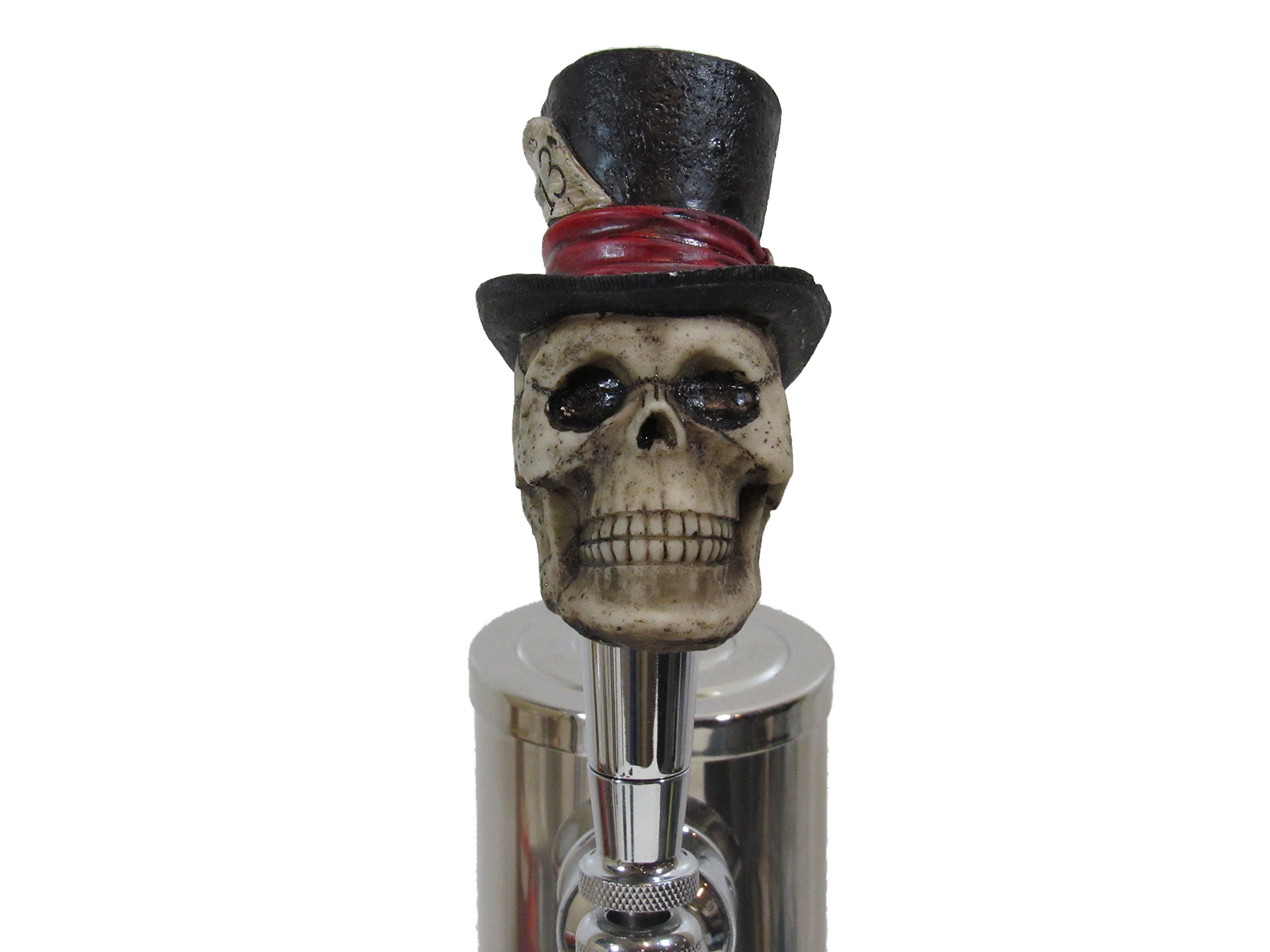 Lucky 13 Top Hat Sports Bar Beer Tap Handle Kegerator Resin Zombie Breweriana Bar by Kool Collectibles