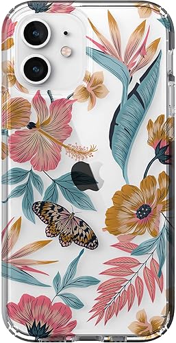 Miniatura 2 de Speck Productos Presidio Edition Funda para iPhone 12, iPhone 12 Pro, transparentetransparentefloral tropical