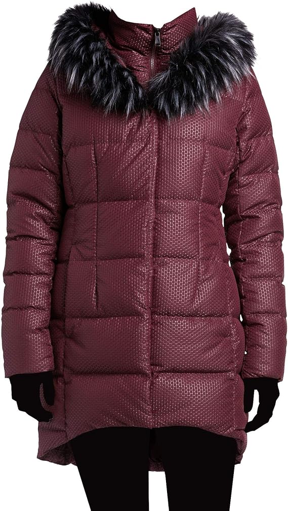 North face womens jacket fur hood Clearance