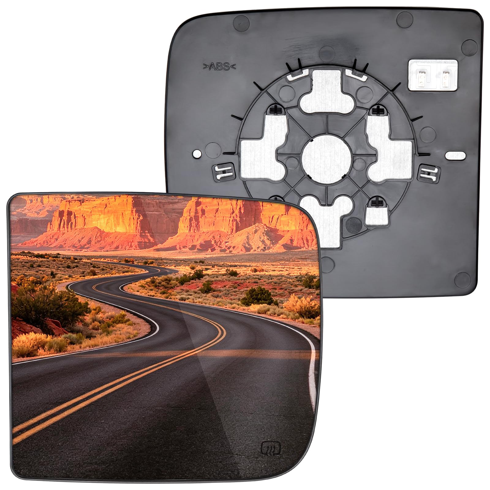 Driver Side Mirror Replacement for Dodge Ram 1500 2500 3500 4500 5500 2009-2020 - Left Side Mirror Glass, Rear View Mirrors Glass with Power Heated