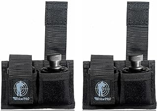 Speed Loader Pouch Case Holder Nylon Tactical Double Speedloader Belt Universal Fit .357 .44 Most from .38 to .45 Colt / 2 Packs - MetaXTac