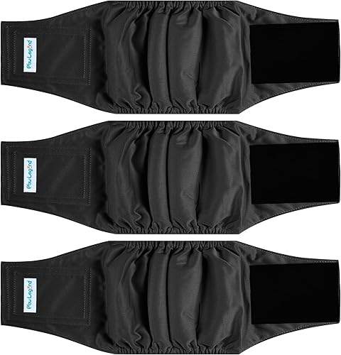 Miniatura 8 de Paw Legend - Pañales lavables para perro macho 3 unidades