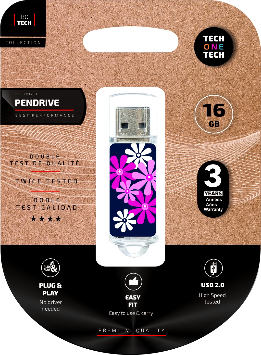 Tech One TechTEC4017-16GB USB Flash Drive