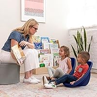 Vista 13 de ECR4Kids Leaf Asiento de suelo, silla mecedora, morado, 6 piezas