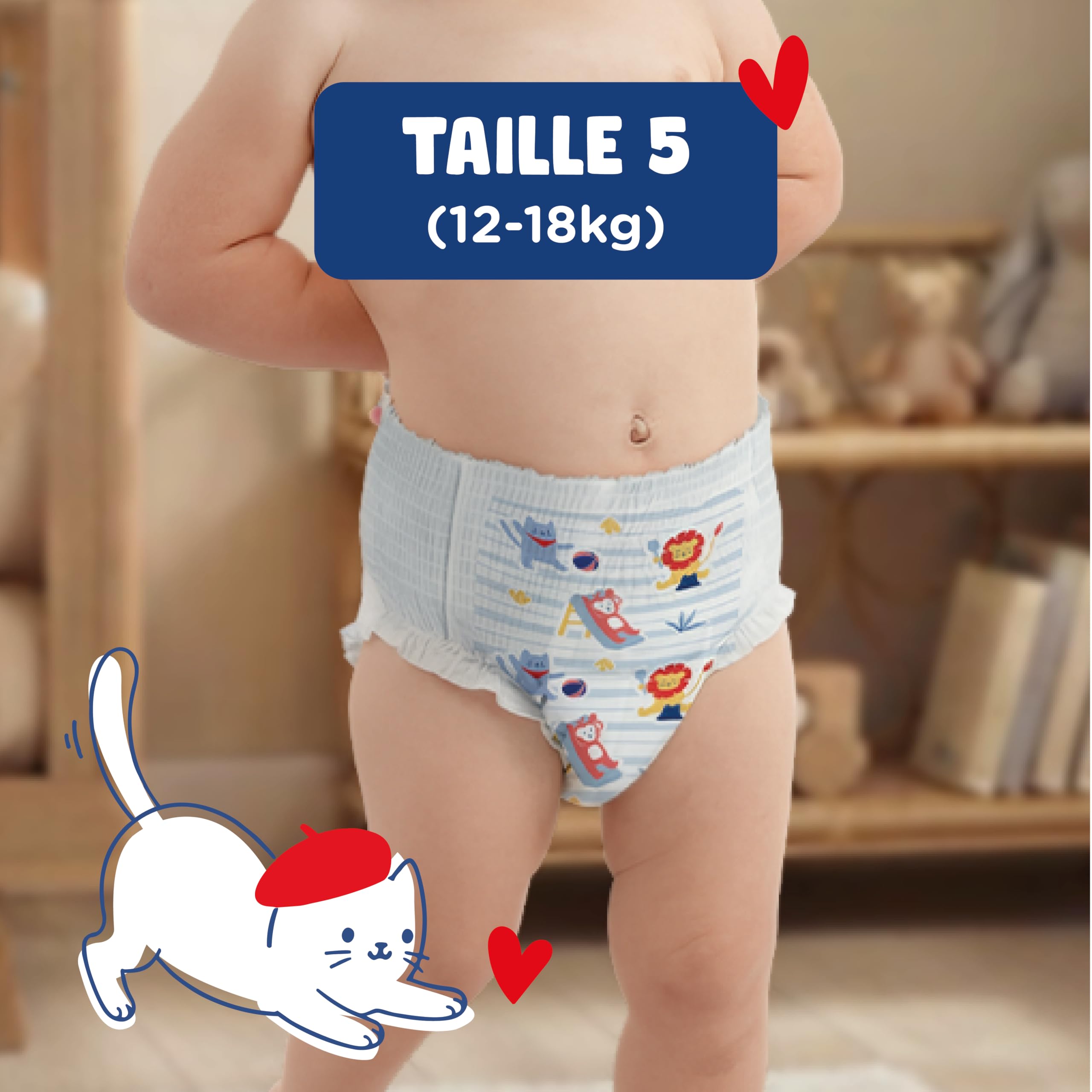 Carryboo - 112 Culottes Taille 5 (12-18kg) - Saines et Ultra Absorbantes