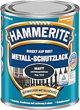 Hammerite 5272546 Metal Protection Rust Protection Paint 2-in-1 Matte, 5272546