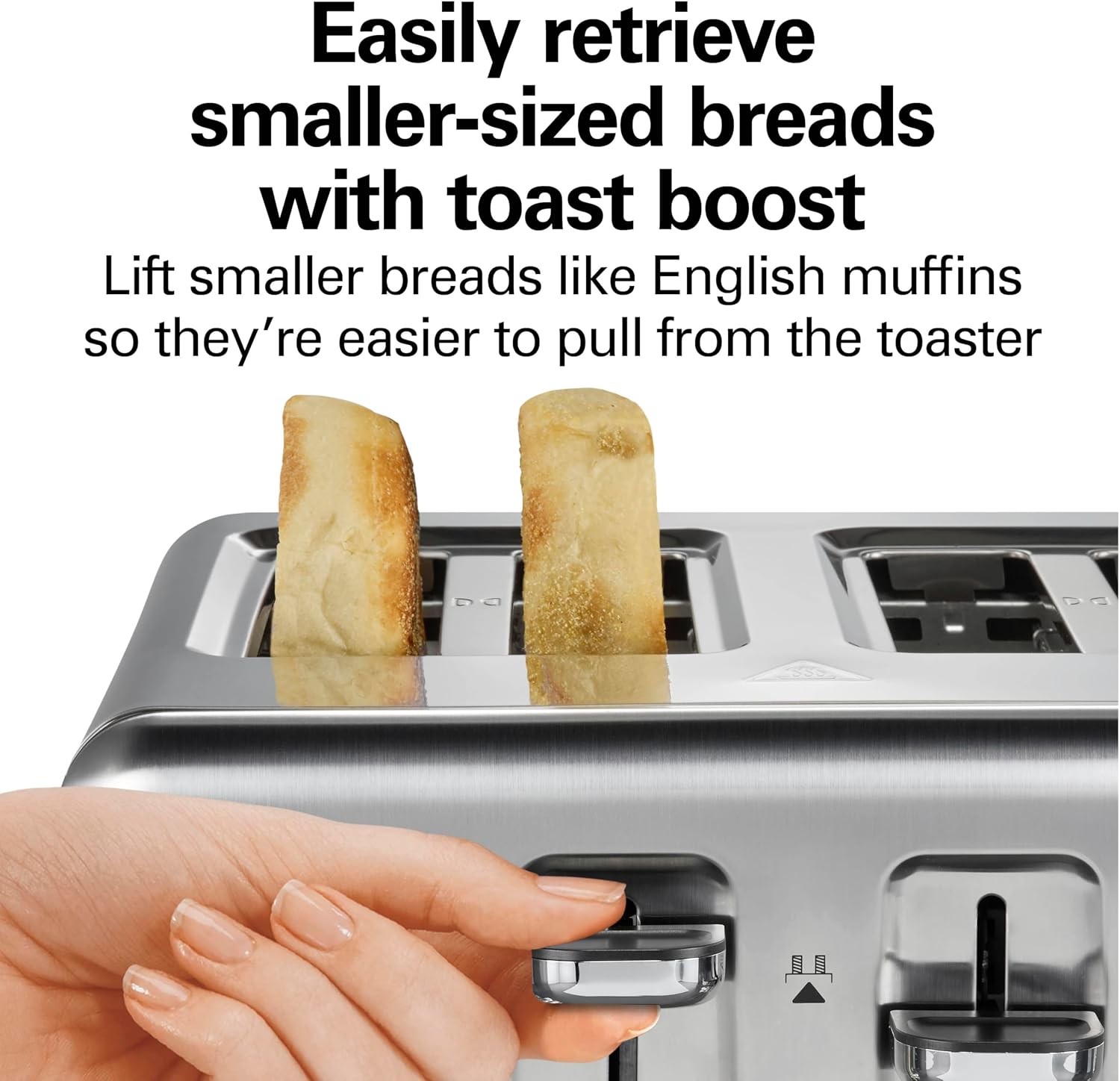 Hamilton Beach Sleek 4 Slice Toaster With Sure-Toast Technology