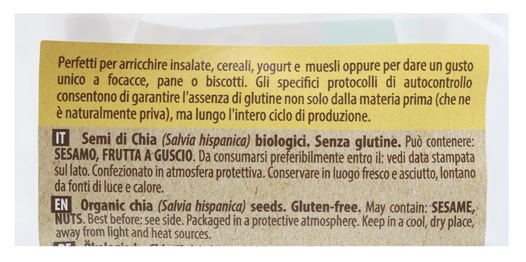 Probios Semi di Chia Bio Senza Glutine - [Confezione da 6 x 150 g]