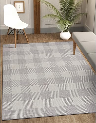 Miniatura 3 de CAMILSON Alfombra moderna para patios interiores o exteriores, cocina, vestíbulo o pasillo, fácil de limpiar, no se desprende, lavable, de 6 x 9