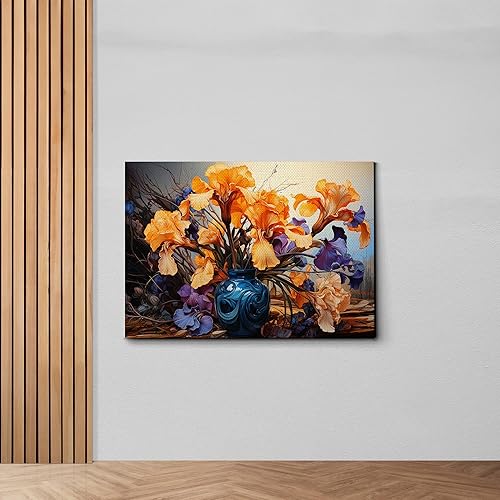Miniatura 6 de Provence Blooms, Acrylic Iris Prints, Captivating Canvas Wall Art Celebrating the Beauty of Flowers, Canvas, Wall Decor