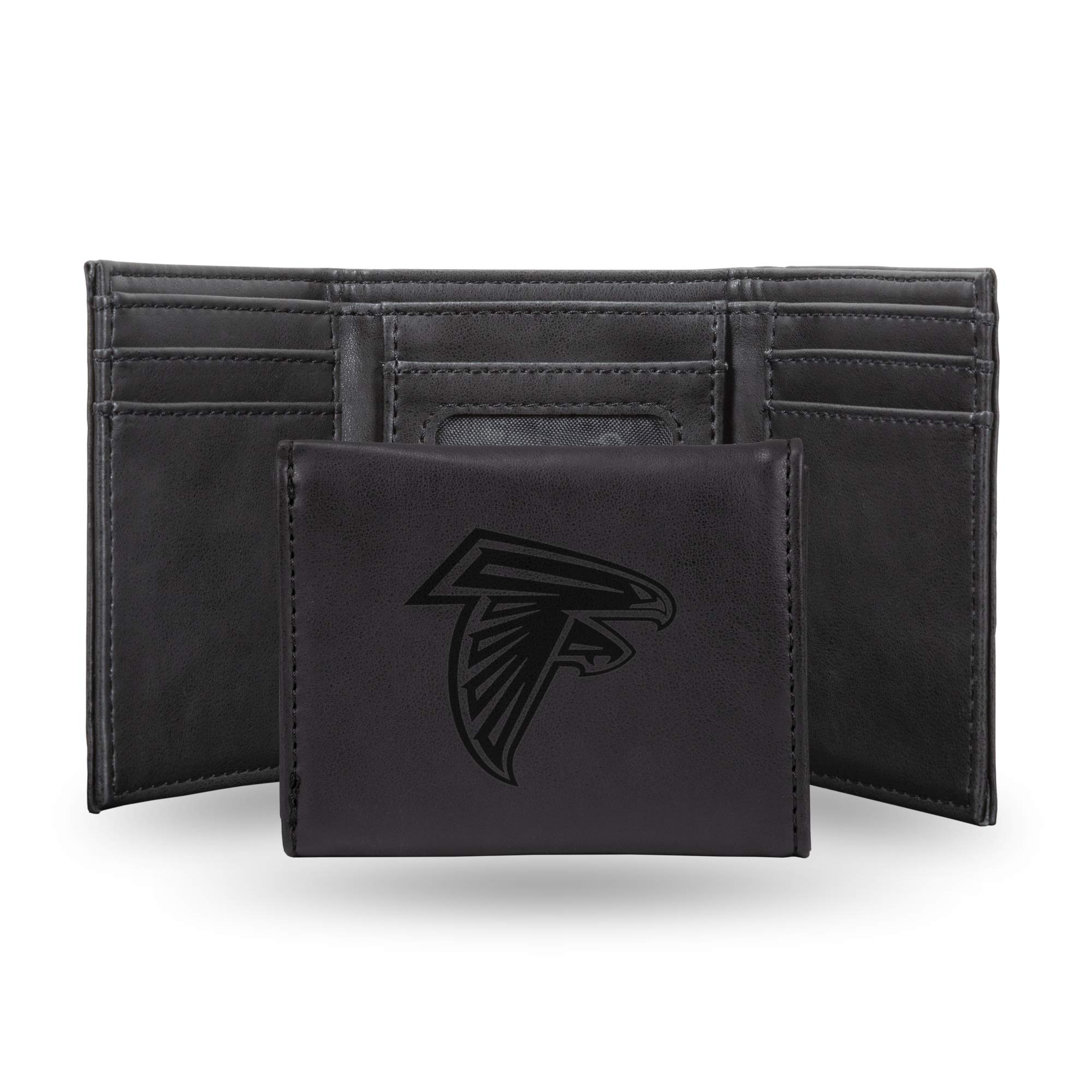 Rico Industries NFL Laser Engraved Trifold Laser Engraved Tri-Fold Wallet - Men's Accessory