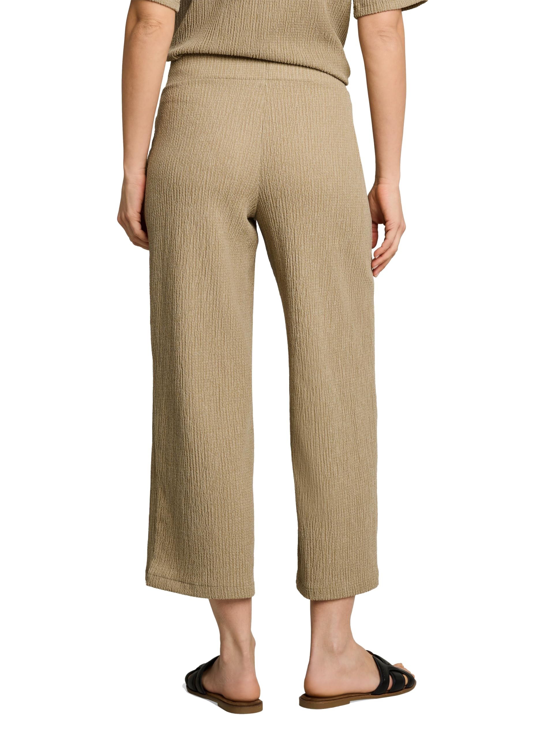 Tom Tailor Damen Crinkle Culotte Hose 1052140