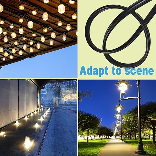 Miniatura 7 de Cable de iluminación de paisaje de bajo voltaje 122, cable de entierro directo al aire libre, calibre 12 2 conductores, 100 pies