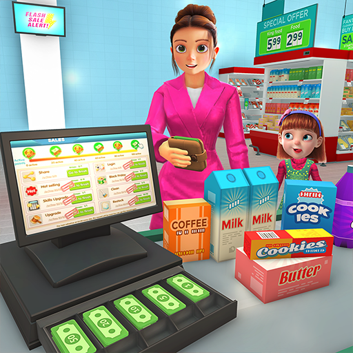 Supermarkt Einkaufen Manie Kasse registrieren: Einkaufen Einkaufszentrum Manager Leben 3d Simulator für Kinder