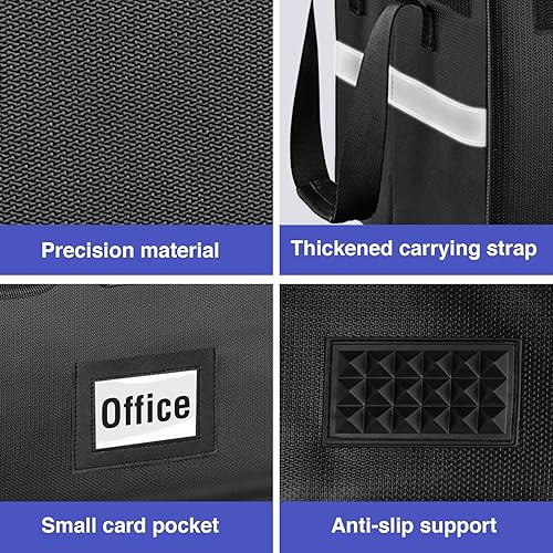 Miniatura 5 de Caja de archivos con cerradura funda organizadora de documentos con cremallera diseño resistente al agua segura para documentos organizador portátil