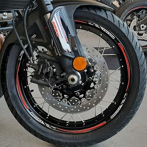 Miniatura 1 de Adhesivos 3D para motocicleta compatibles con Suzuki V-Strom 1050 XT Orange. Ruedas de 17 pulgadas y 19 pulgadas de protección contra impactos y