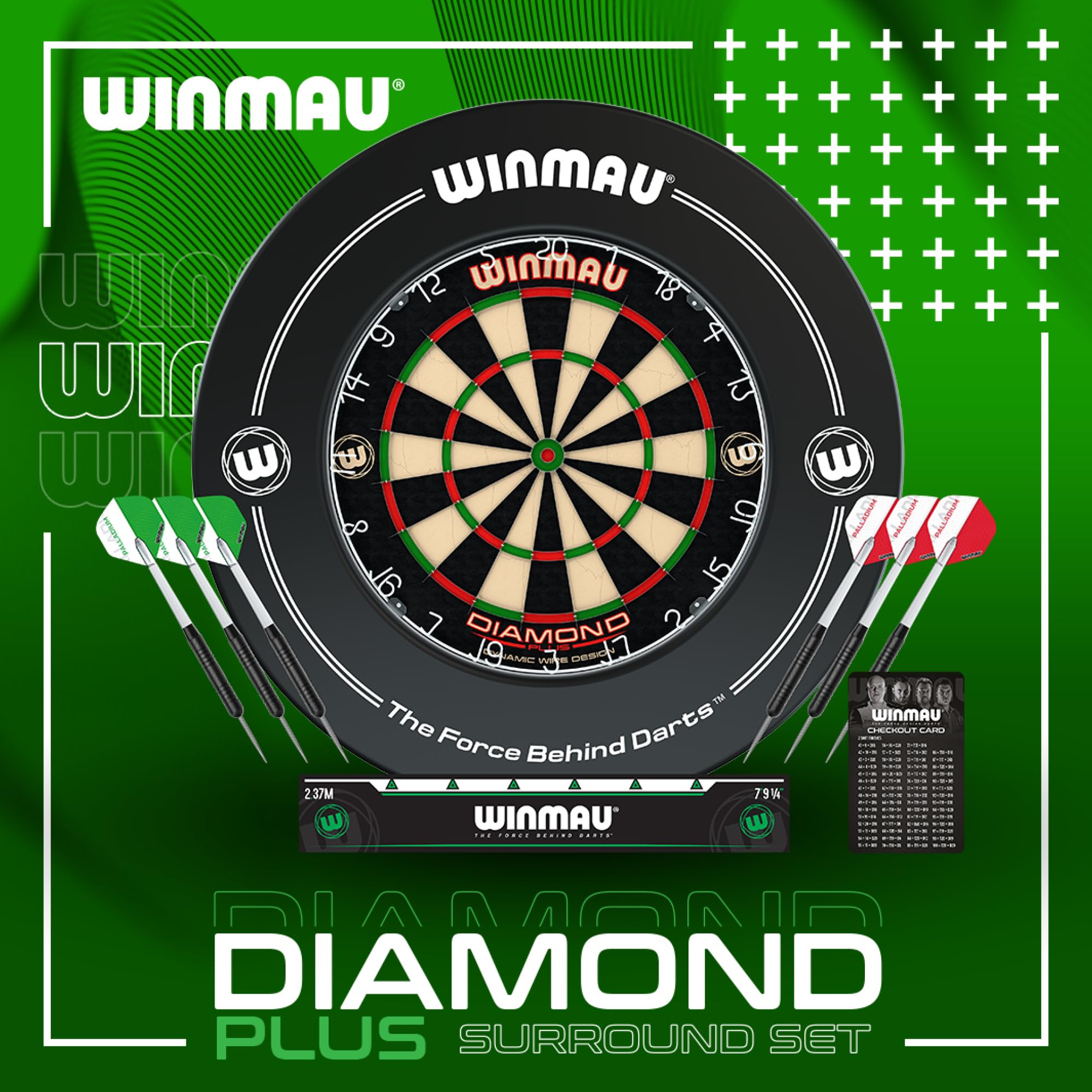 Winmau Diamond Plus Cible de fléchettes Professionnelle