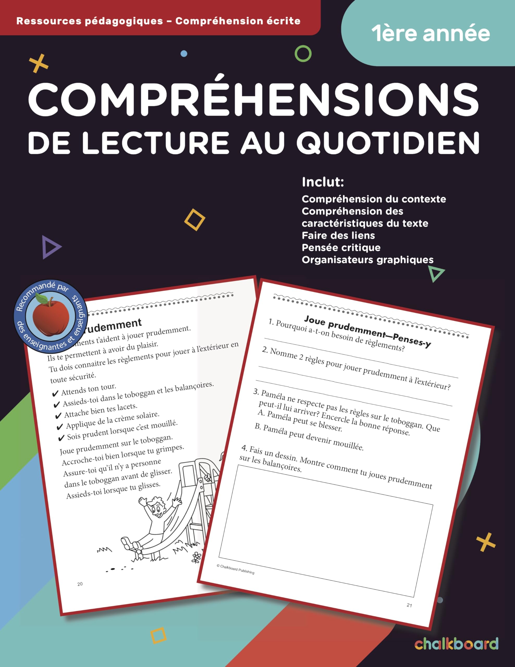 Canadian French Daily Reading Comprehension Grade 1