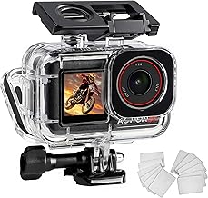 FitStill 50M Waterproof Case for DJI Osmo Action 5 Pro/Action 4/Action 3, Underwater Photography, Dual Hot Shoe Design, Dji Action 5Pro Case, Thick Sealed dji 5pro/4/3Accessories