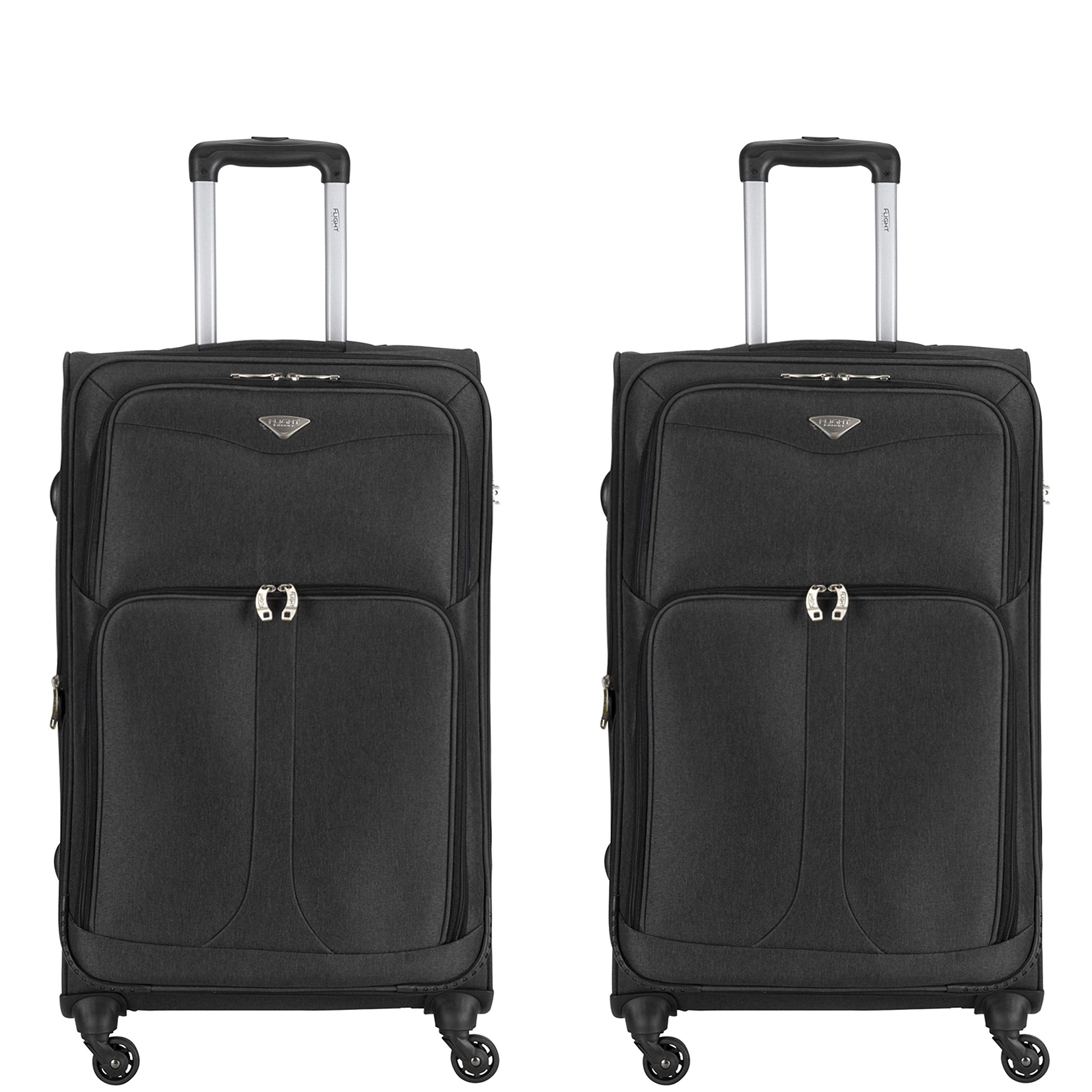 Flight Knight Lightweight 4 Wheel 800D Soft Case Suitcases Anti Crack Cabin & Hold Luggage Options Approved for Over 100 Airlines Including easyJet, BA & Many More! — view 134