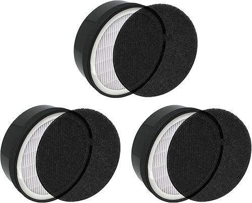LV-H132-RF Premium H13 True HEPA Filtro de repuesto compatible con el purificador de aire Levoit LV-H132. También compatible con otros purificadores