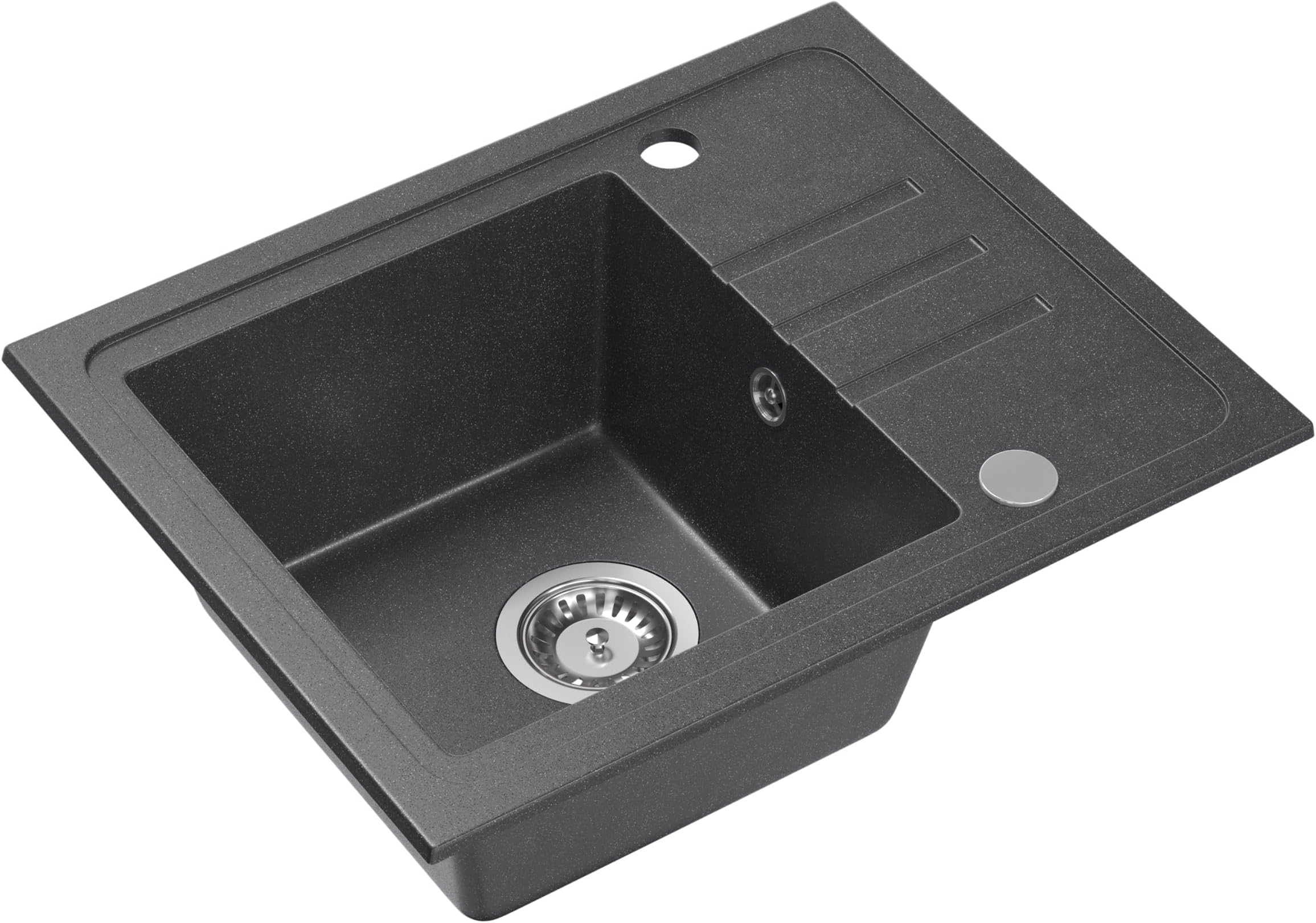 VBChome Gootsteen 50 cm x 35 cm x 21 cm wasbak met kraan en