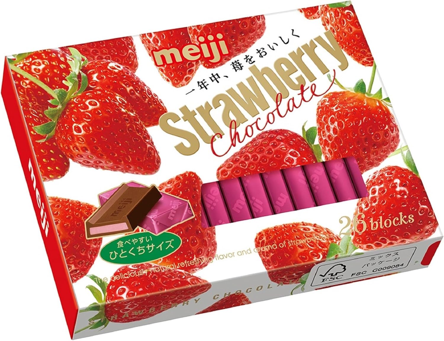 明治 ストロベリーチョコレートBOX 120g×6個