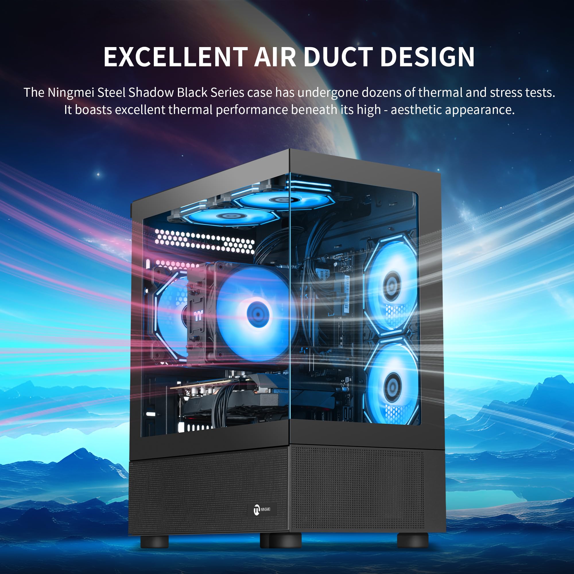 Amazon.com: NINGMEI Gaming PC Desktop, AMD Ryzen 7 9700X 8 core