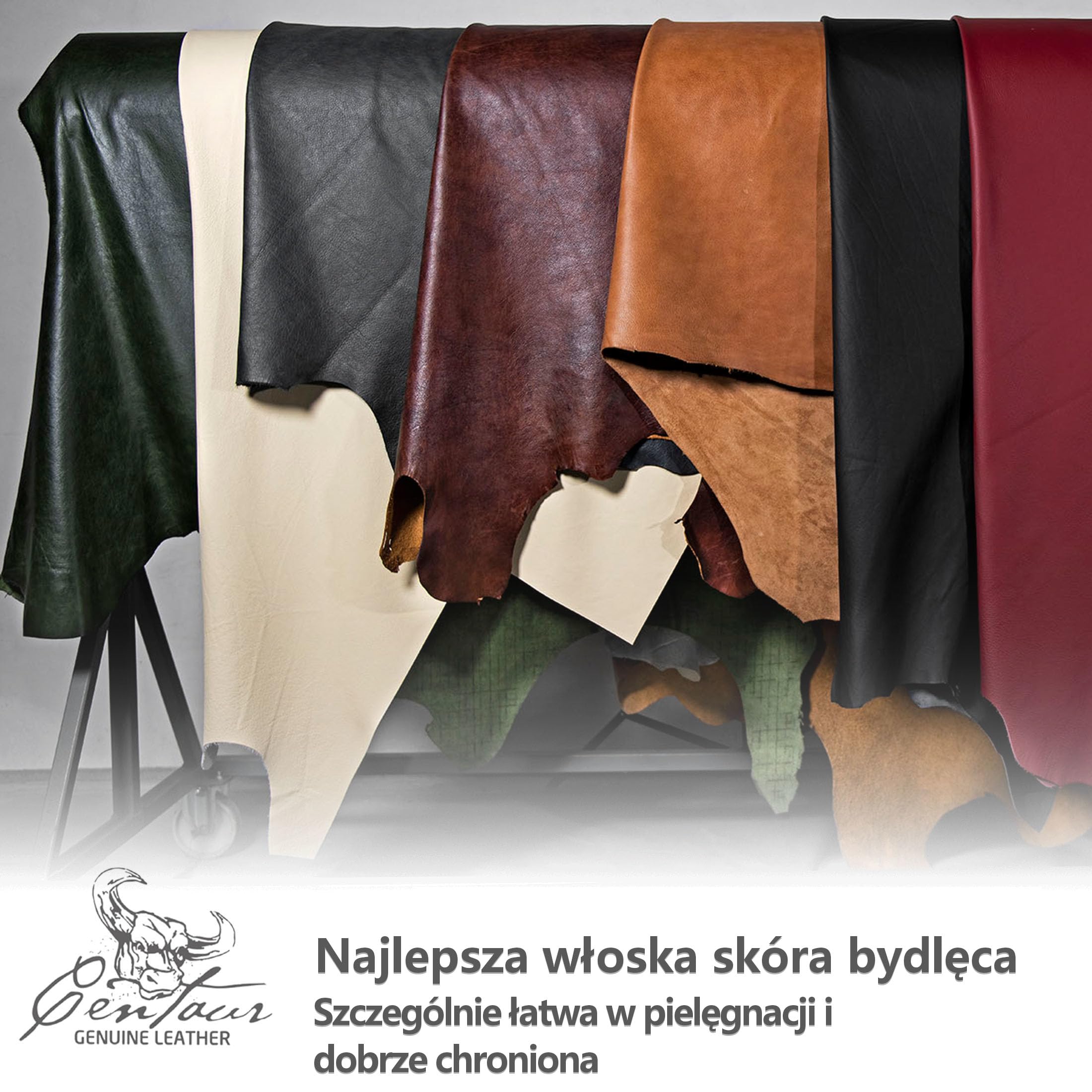 Centaur - ręcznie wykonana podkładka na biurko 55 x 80 cm - Czarny - skóra podkładka na biurko z zabezpieczeniem krawędzi pod kątem 90° - podkładka na biurko ze skóry