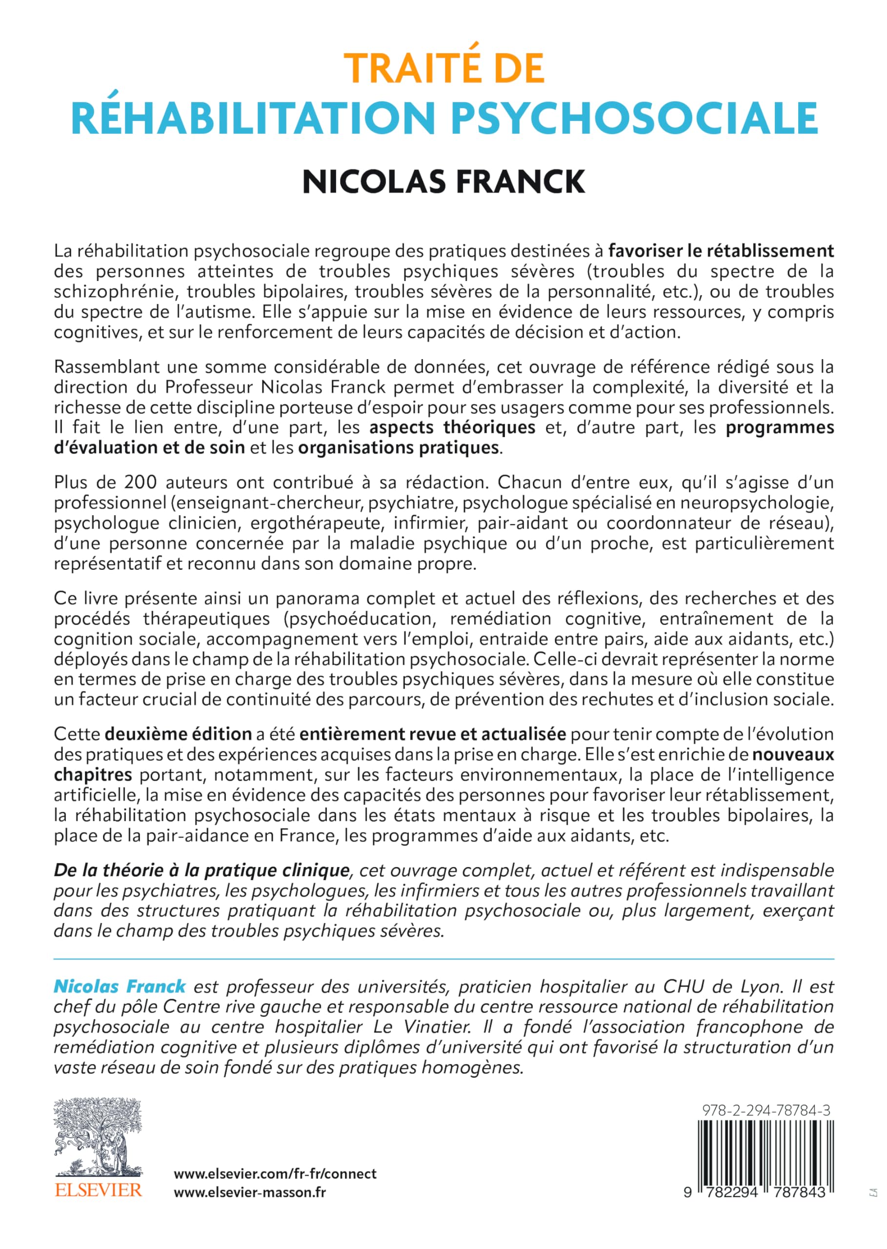 Traité de réhabilitation psychosociale