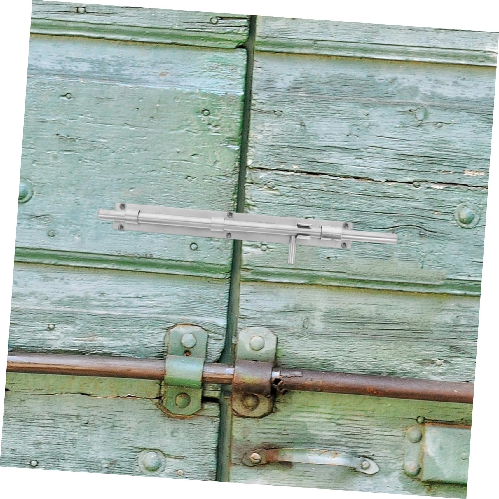 Toddmomy Bullone Scorrevole in Acciaio Inossidabile Spesso per Porte e Cancelli Blocco Sicurezza Destro Sinistro Antiruggine per Porte Interne ed Esterne Serratura Scorrevole Resistente