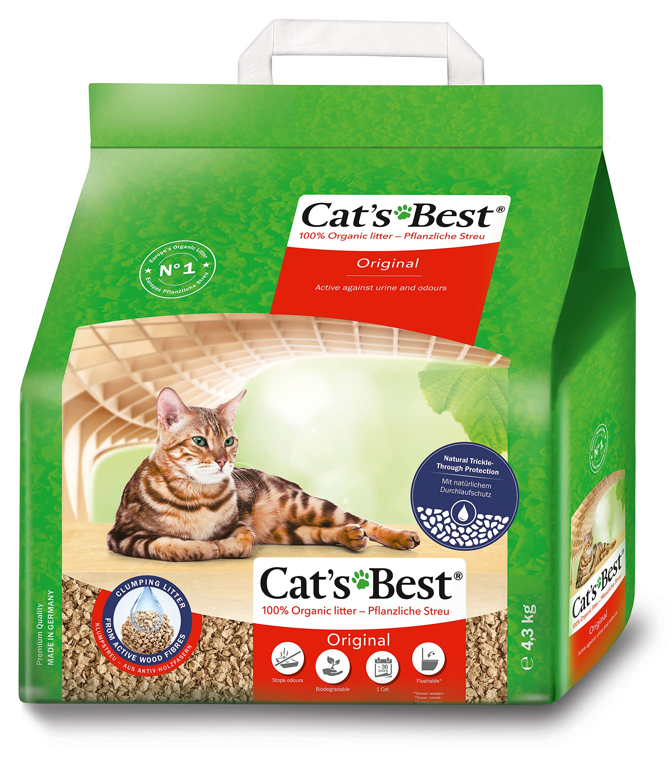 Cat's Best Original Cat Litter, 3.8 gal (10 L)