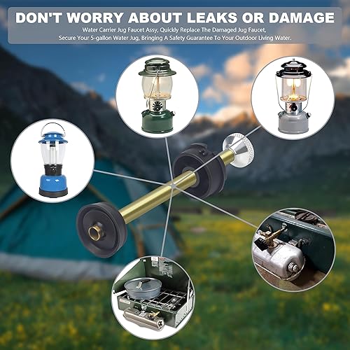 Miniatura 6 de Piezas de repuesto para linternas, pieza metálica universal de émbolo, kit de reparación de bomba de émbolo de 4 pulgadas de largo, 242J5201,