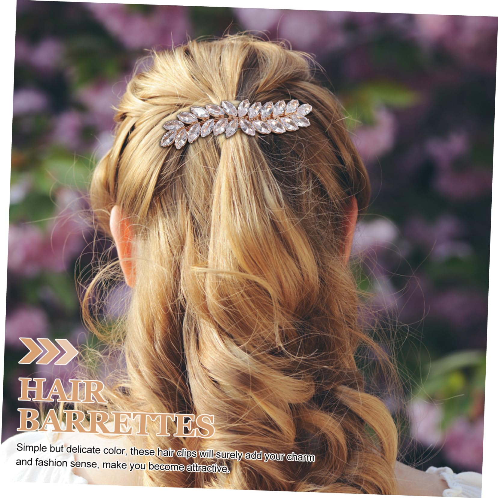FRCOLOR 5 Pezzi Fermagli Per in Metallo Per Ragazze Ornamenti Per Fermagli Per Chignon Per Donne
