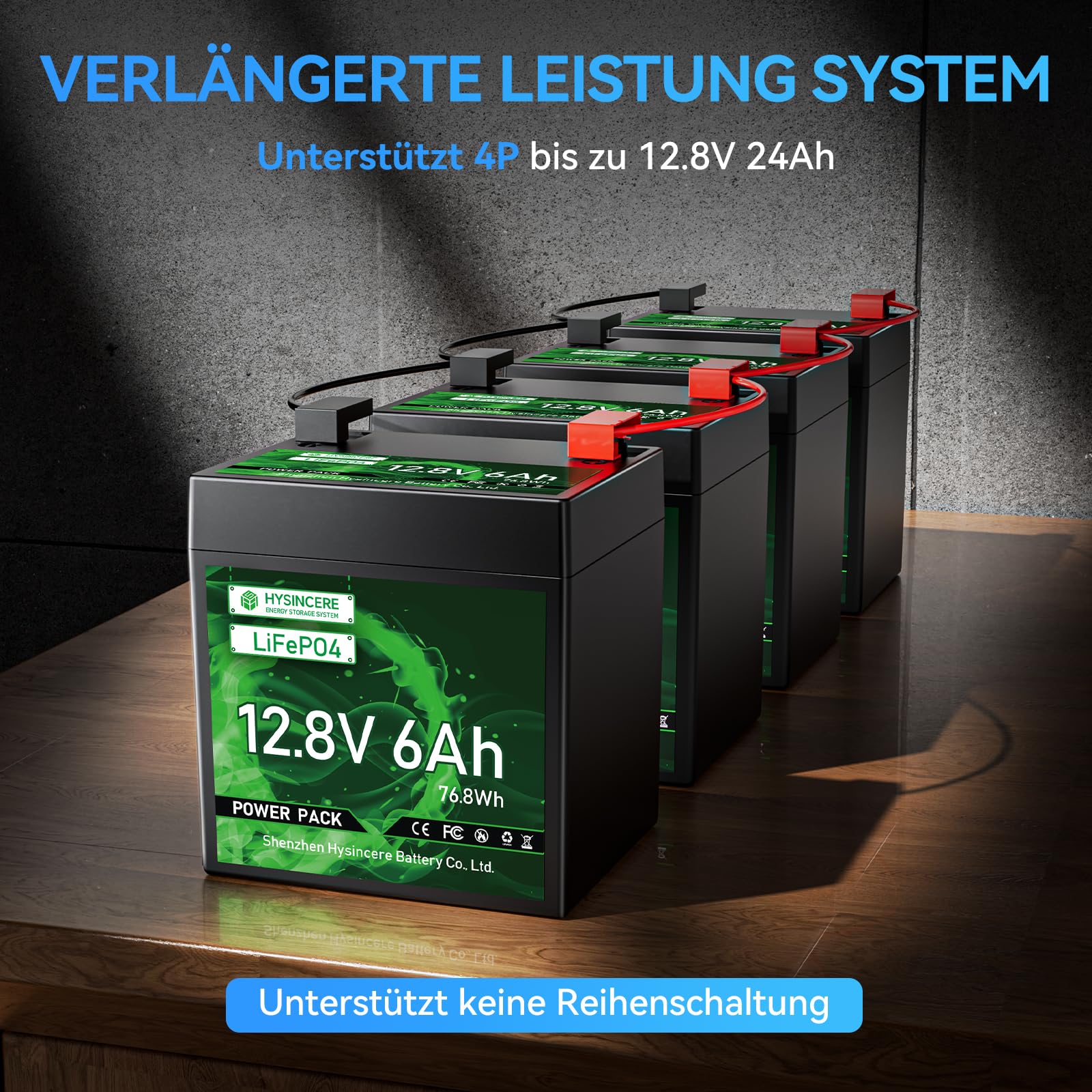 Batterie au lithium LiFePO4 12 V 6 Ah avec protection intelligente BMS 10 A, batterie rechargeable 3000 + cycle profond pour camping-cars, éclairage de secours, camping, sondeur, tondeuse à