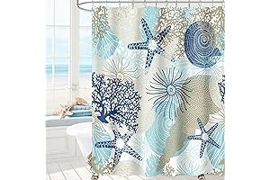 Beach Ocean Themed Shower Curtain: A Splash of Coastal Charm for Your Bathroom