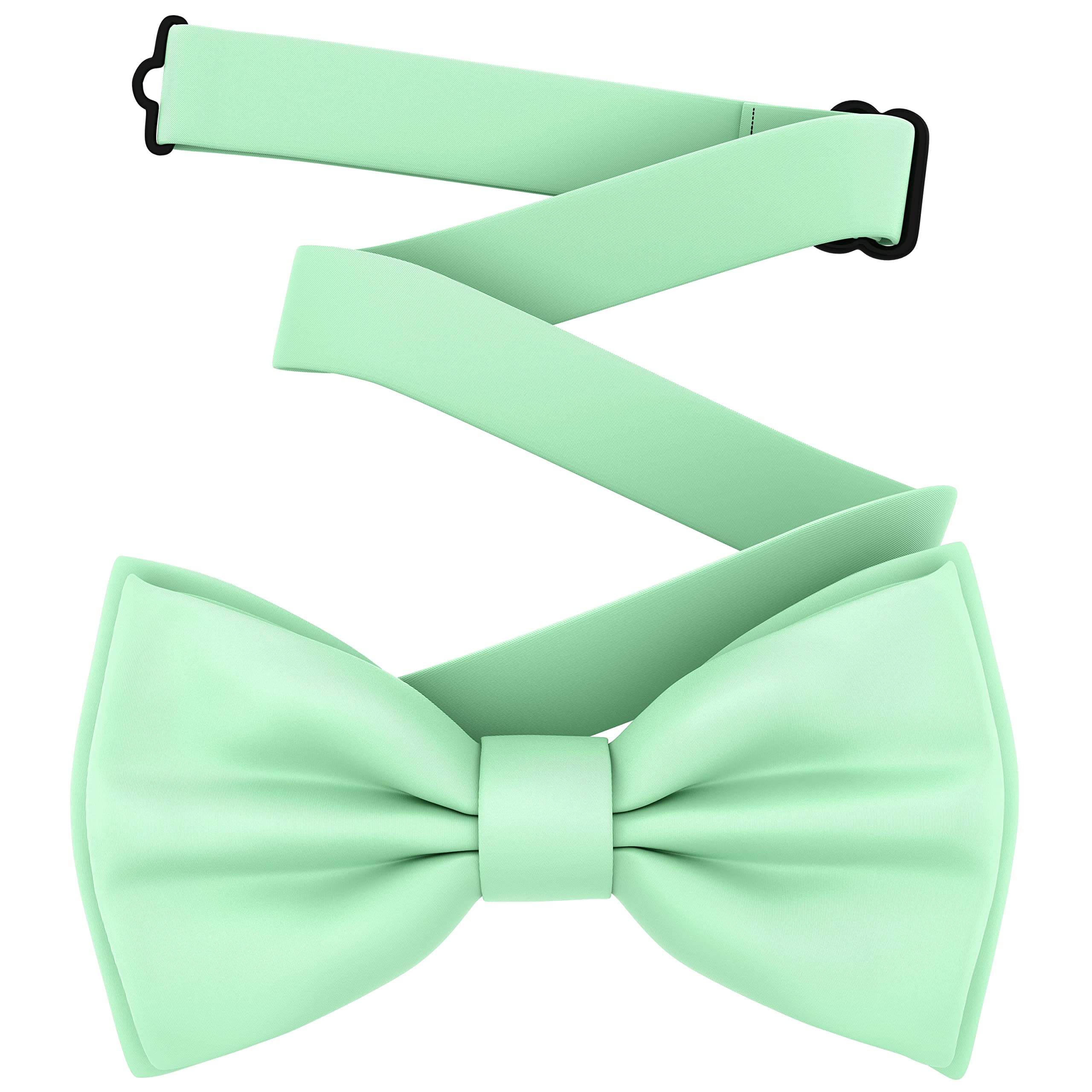 Adam Young Men's Bow Ties Pre-Tied Style Formal Satin Classic Bowtie for Tuxedo Faux Silk